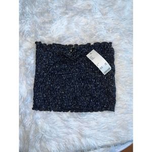 Urban Outfitters Camila Sparkly Smocked Tube Top Size M